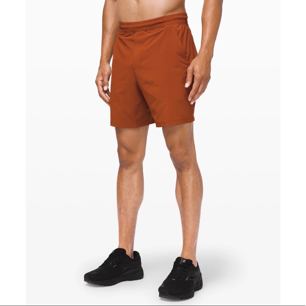 lululemon Pace Breaker Short 7" *Linerless | Dark Terracotta | Large
